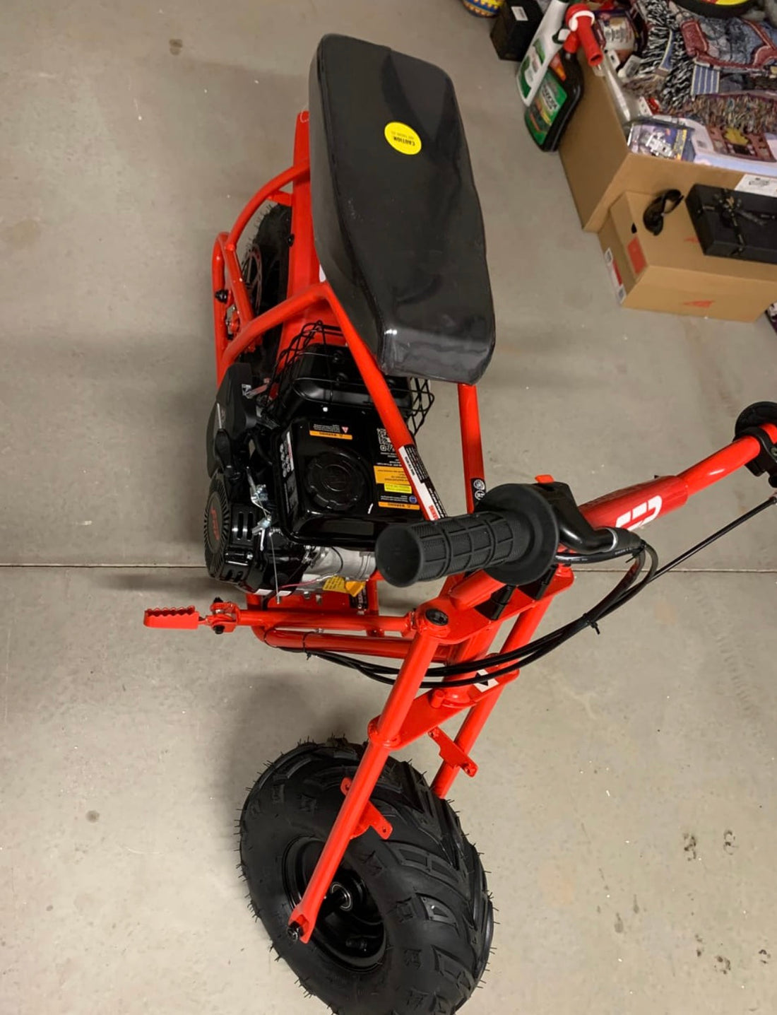 GMB100 mini bike customer image