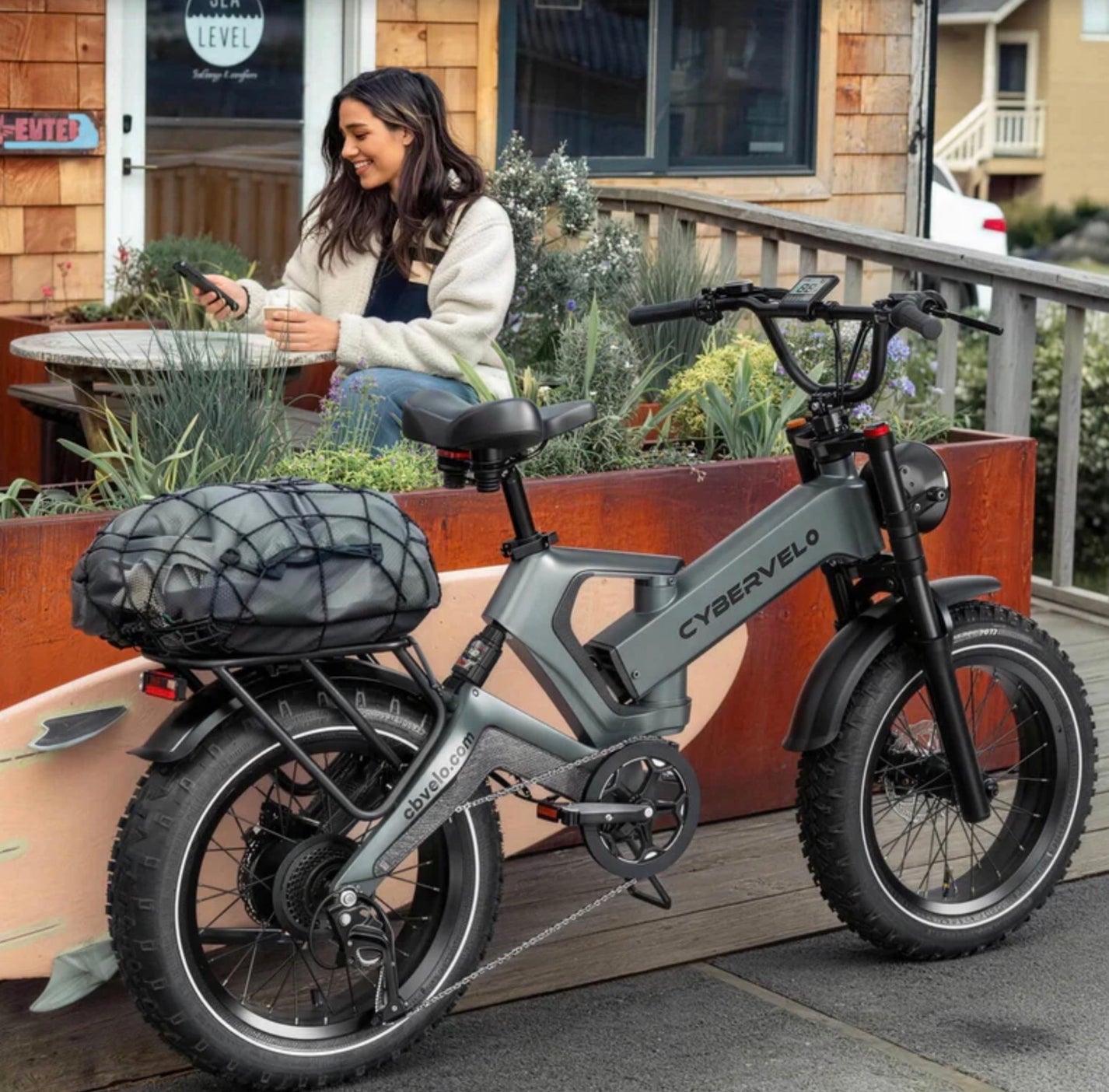 Electric bike lifestyle image
